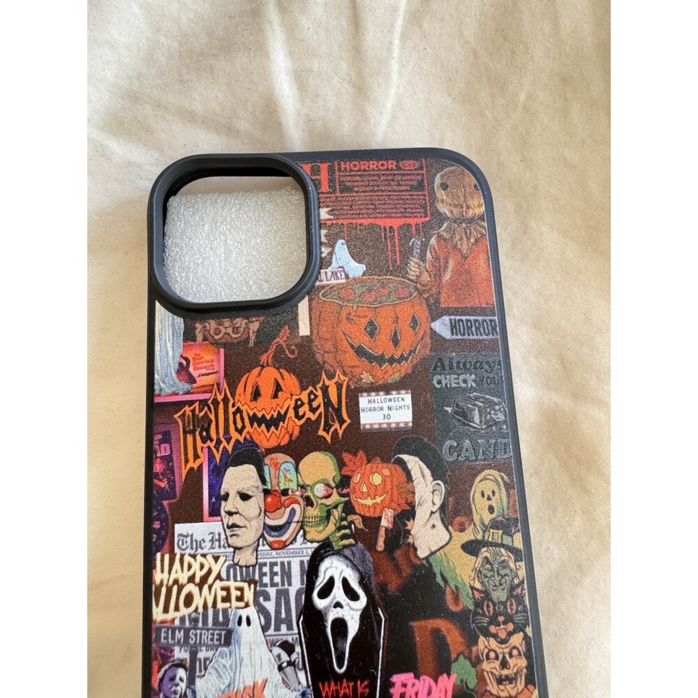 iPhone 14 Plus Case Horror Halloween Ghostface Michael Myers Collage - Picture 4 of 6